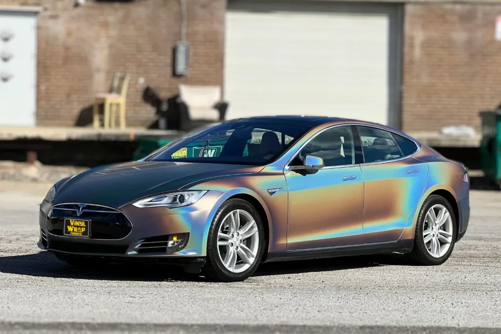 Schedule Your Tesla Appointment Today: Meridian &Amp; Boise Meridian &Amp; Boise, Id | Tesla Model 3S Colour Change 3M 2080 Satin Flip Psychedelic 1 4